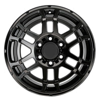 17X8.0 Matte Black Pro Wheels - Fits Toyota TRD Tacoma, 4Runner, FJ Cruiser, Sequoia, Tundra, Lexus GX460/GX470