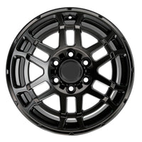 17X9.0 Matt Black Pro Wheels - Fits Toyota TRD Tacoma, 4Runner, FJ Cruiser, Sequoia, Tundra, Lexus GX460/GX470