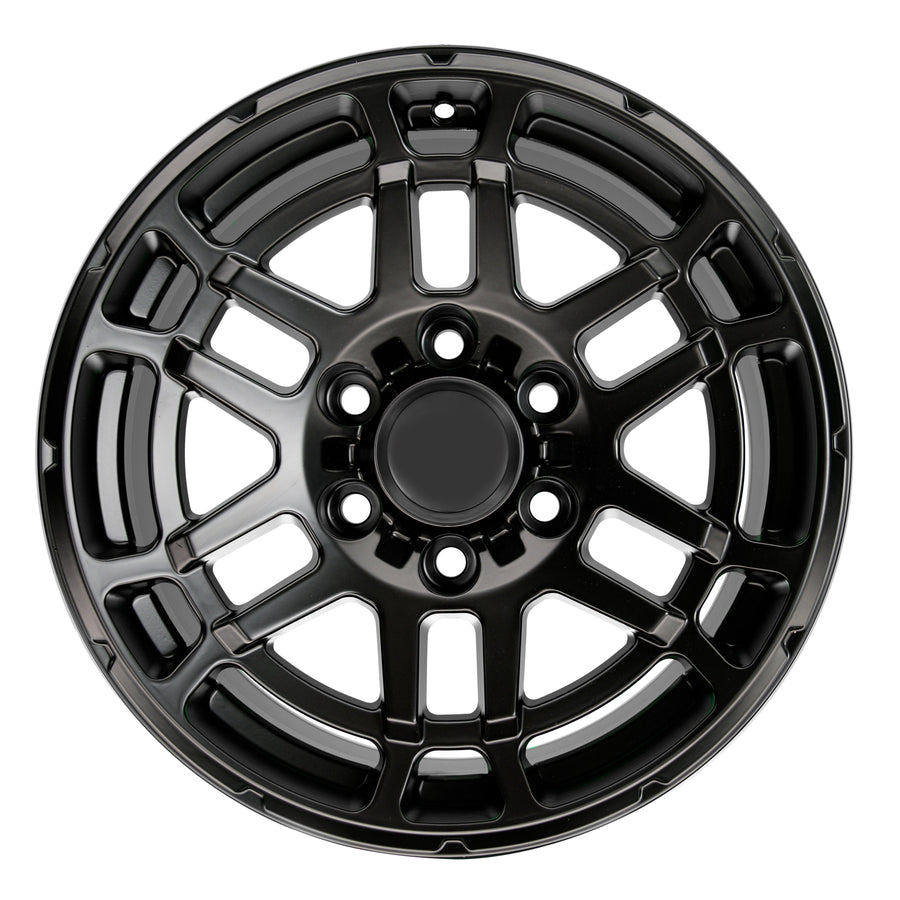 17X9.0 Matt Black Pro Wheels - Fits Toyota TRD Tacoma, 4Runner, FJ Cruiser, Sequoia, Tundra, Lexus GX460/GX470