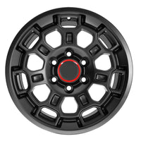 18X9.0 Matte Black - Fits Toyota TRD Tacoma, 4Runner, FJ Cruiser, Sequoia, Tundra, Lexus LX600/GX550