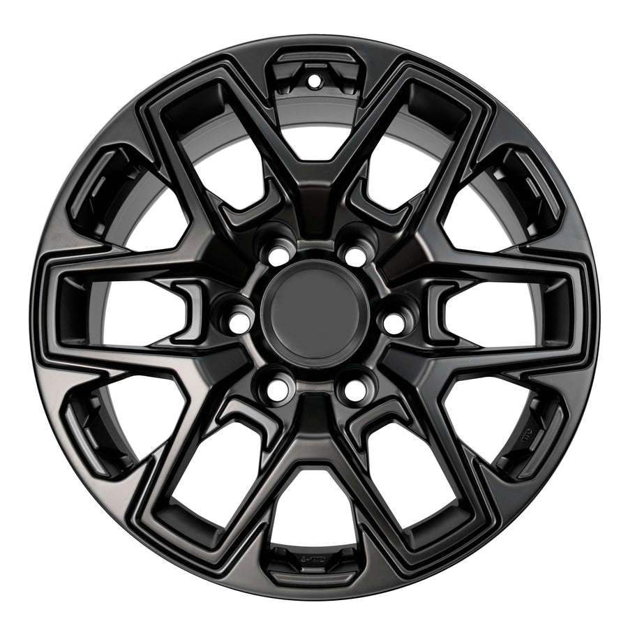 18X9 Matte Black Pro Wheels - Fits Toyota Trd Tacoma, 4Runner, Fj Cruiser, Sequoia, Tundra, Lexus Lx600/Gx550