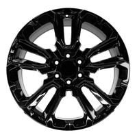 22X9 Gloss Black - Fits Chevrolete Silverado 1500,  Tahoe, Suburban, Avalanche, Express Van 1500 GMC Sierra K1500, Safari, Savanna Van, Yukon, Denali Cadillac Escalade