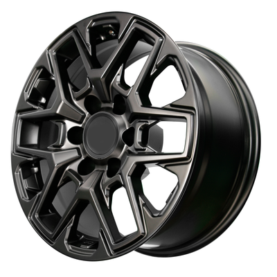 17X8.0 Matt Black Pro Wheels - Fits Toyota TRD Tacoma, 4Runner, FJ Cruiser, Sequoia, Tundra, Lexus GX460 / GX470