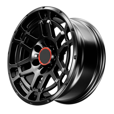 17X8.0 Matte Black Pro Wheels - Fits Toyota TRD Tacoma, 4Runner, FJ Cruiser, Sequoia, Tundra, Lexus GX460/GX470
