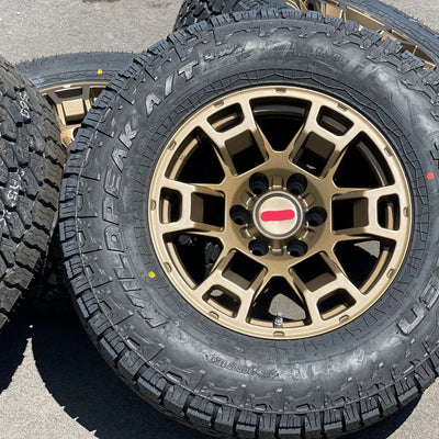 17" Wheels 285/70R17 Falken AT4W Tires Tacoma 4Runner Tundra Sequoia TRD Rim Pro