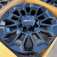 22X8.5 Gloss Black Wheels - Fits Chevrolet Rims 2500 3500  Silverado HD