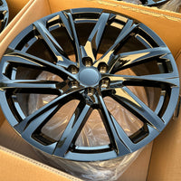 22X9 Gloss Black - Fits Chevrolete Silverado 1500,  Tahoe, Suburban, Avalanche, Express Van 1500 GMC Sierra K1500, Safari, Savanna Van, Yukon, Denali Cadillac Escalade