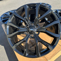 22x9.5 Gloss Black - Fits Ford F150 Raptor Expedition Lincoln Navigator