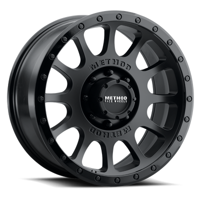 Method Race Wheels MR305 NV (16"-18") - Matte Black - Gloss Black Lip