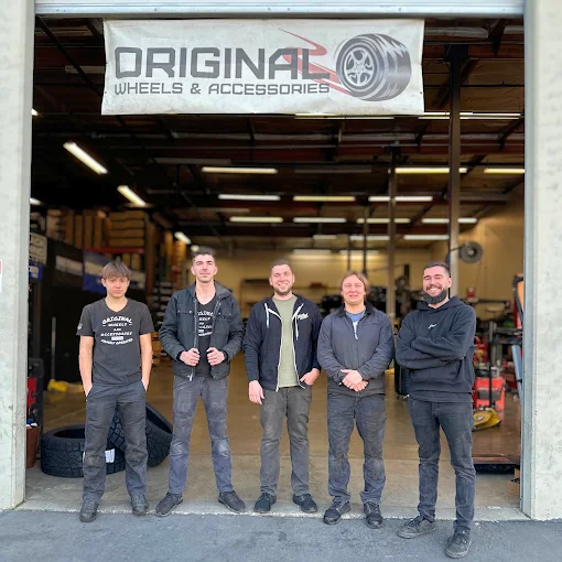 Original Wheels & Accessories service team at the Rocklin shop